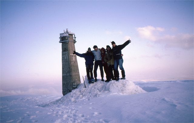 Hoverla vrchol společná 2061m